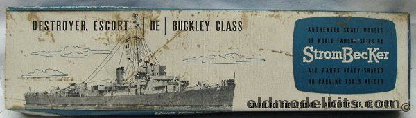 StromBecker USS Buckley DE Destroyer Escort, C19 plastic model kit